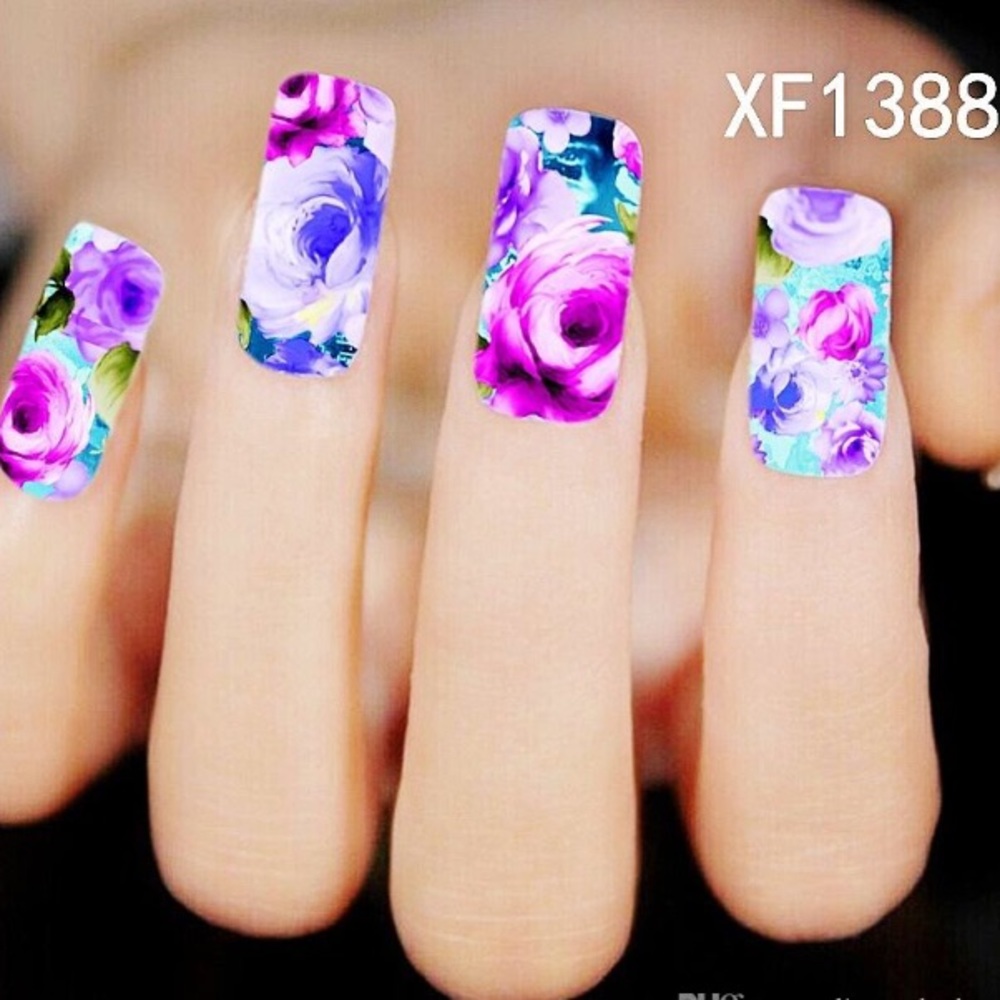 3/$12 Nail Art Waterslide Tattoos Cherry Blossom - Picture 6 of 6